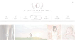 Desktop Screenshot of conceptsbycatherinephotography.com