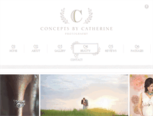 Tablet Screenshot of conceptsbycatherinephotography.com